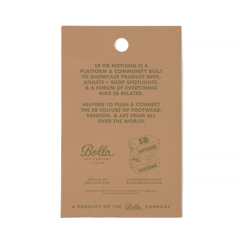 BOX PIN - ORANGE LABEL (SB OR NOTHING)