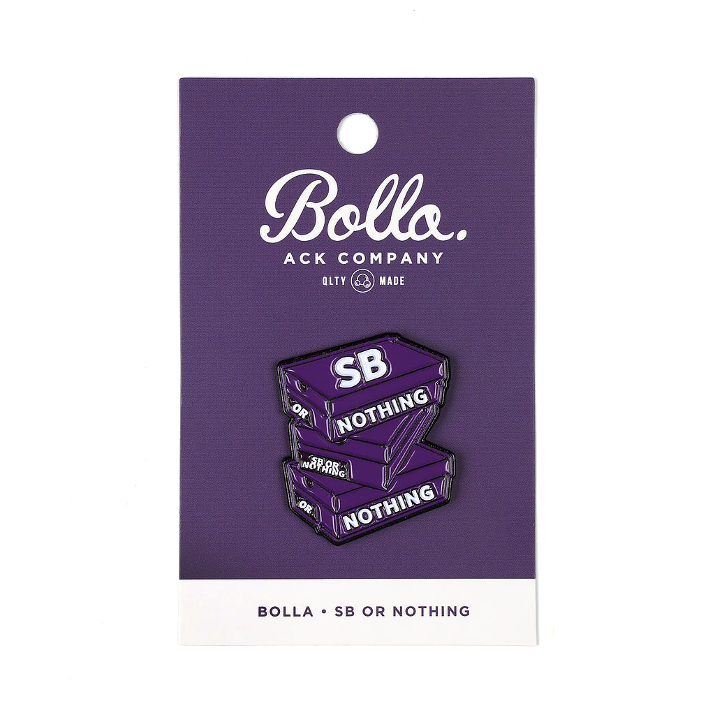 BOX PIN - PURPLE (SB OR NOTHING)