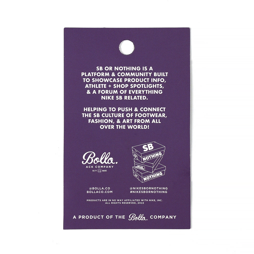 BOX PIN - PURPLE (SB OR NOTHING)