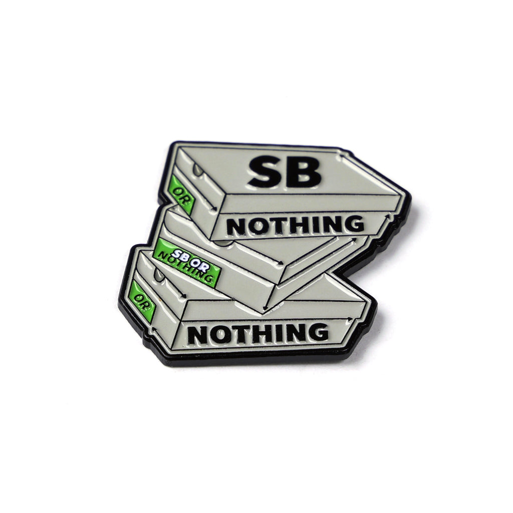 BOX PIN - SILVER (SB OR NOTHING)