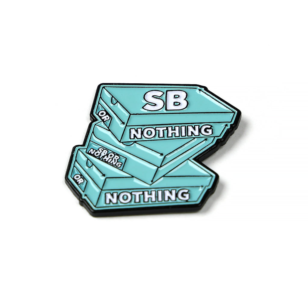 BOX PIN - TEAL (SB OR NOTHING)