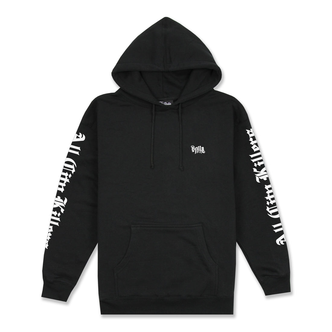 OLD ACK PULLOVER HOODIE - BLACK