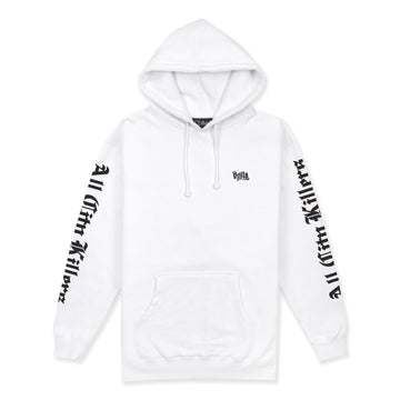 OLD ACK PULLOVER HOODIE - WHITE