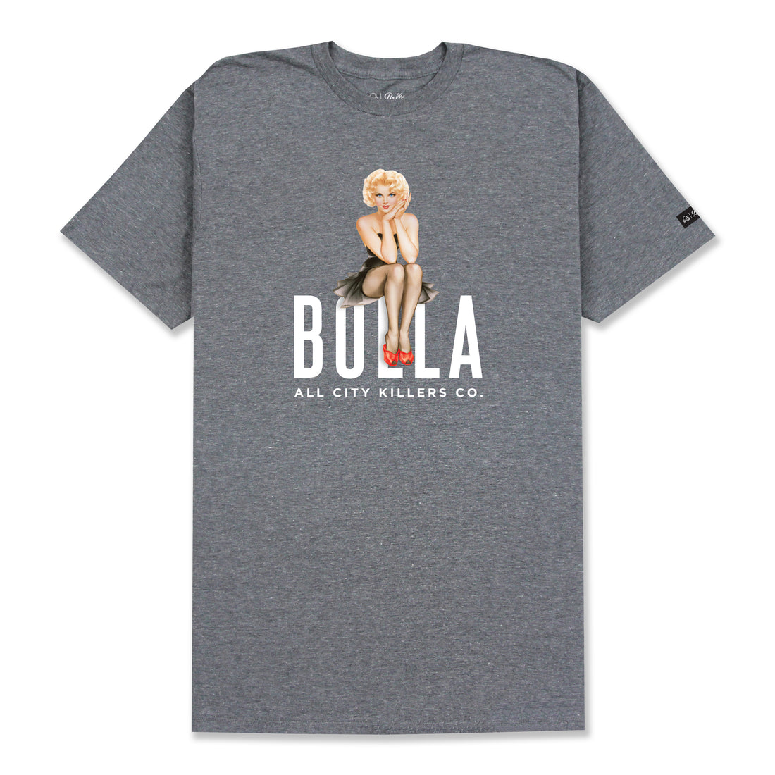 RISKY T-SHIRT - HEATHER GREY