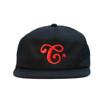 CHICAGO SNAPBACK HAT - BLACK/RED