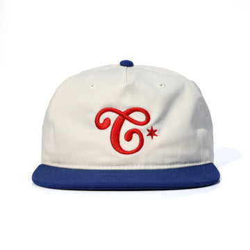 CHICAGO SNAPBACK HAT - CREAM/ROYAL