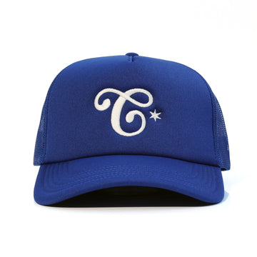 CHICAGO TRUCKER HAT - ROYAL/WHITE