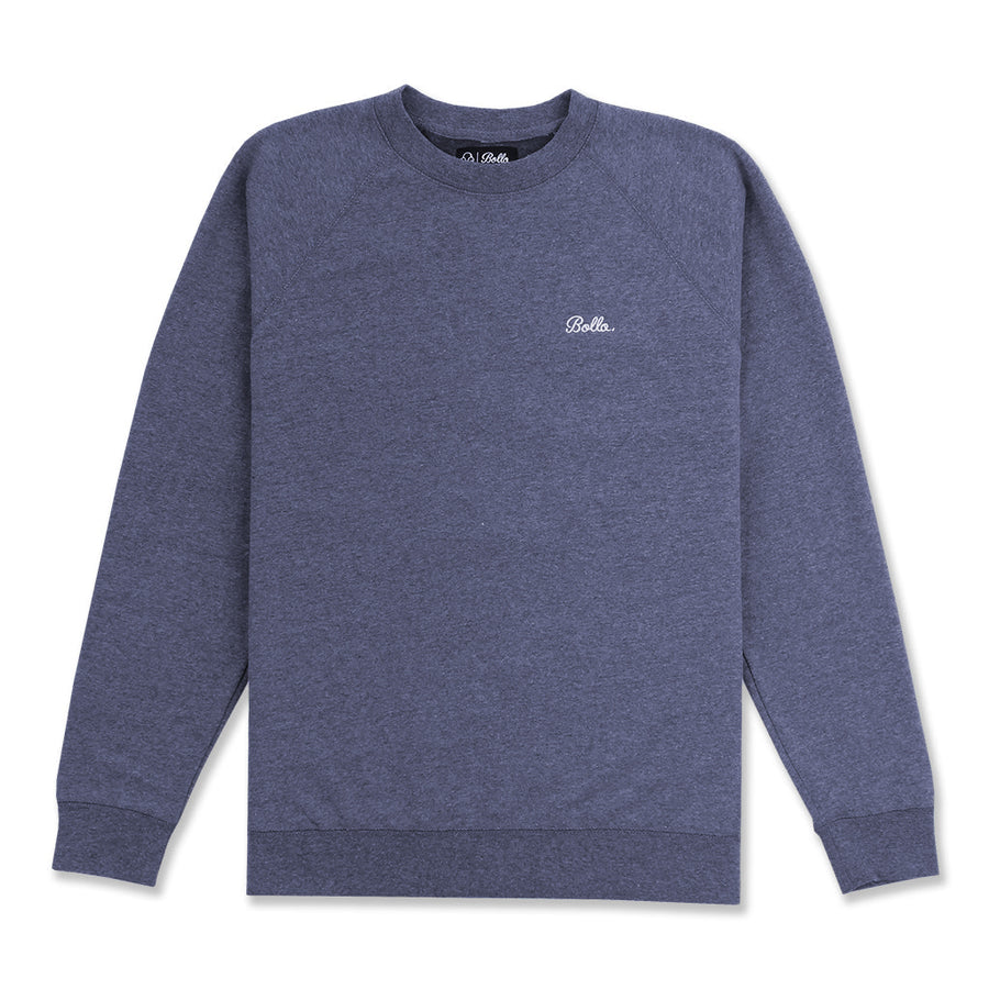 DAILY CREWNECK - NAVY HEATHER