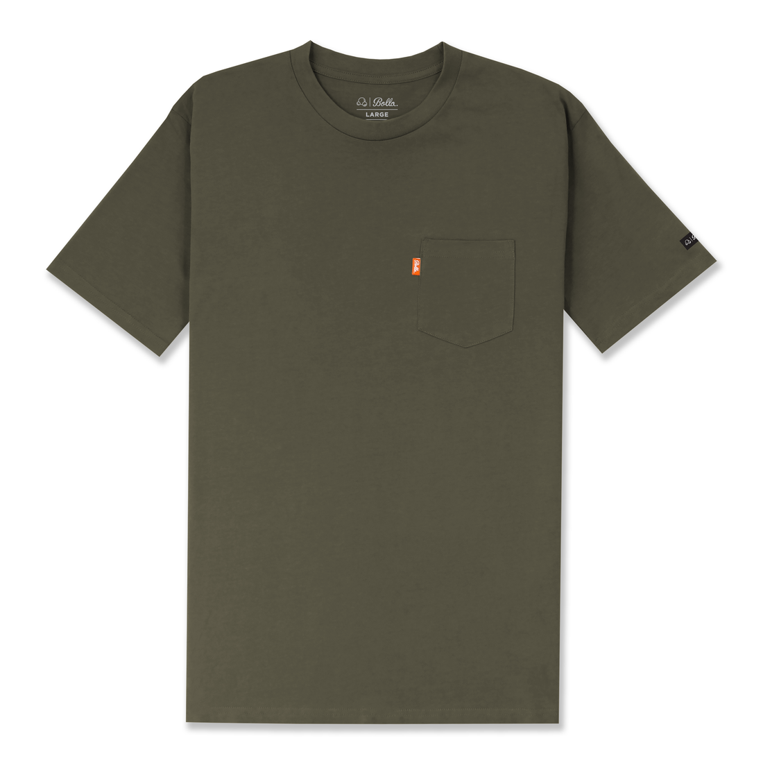DAILY POCKET T-SHIRT - OLIVE