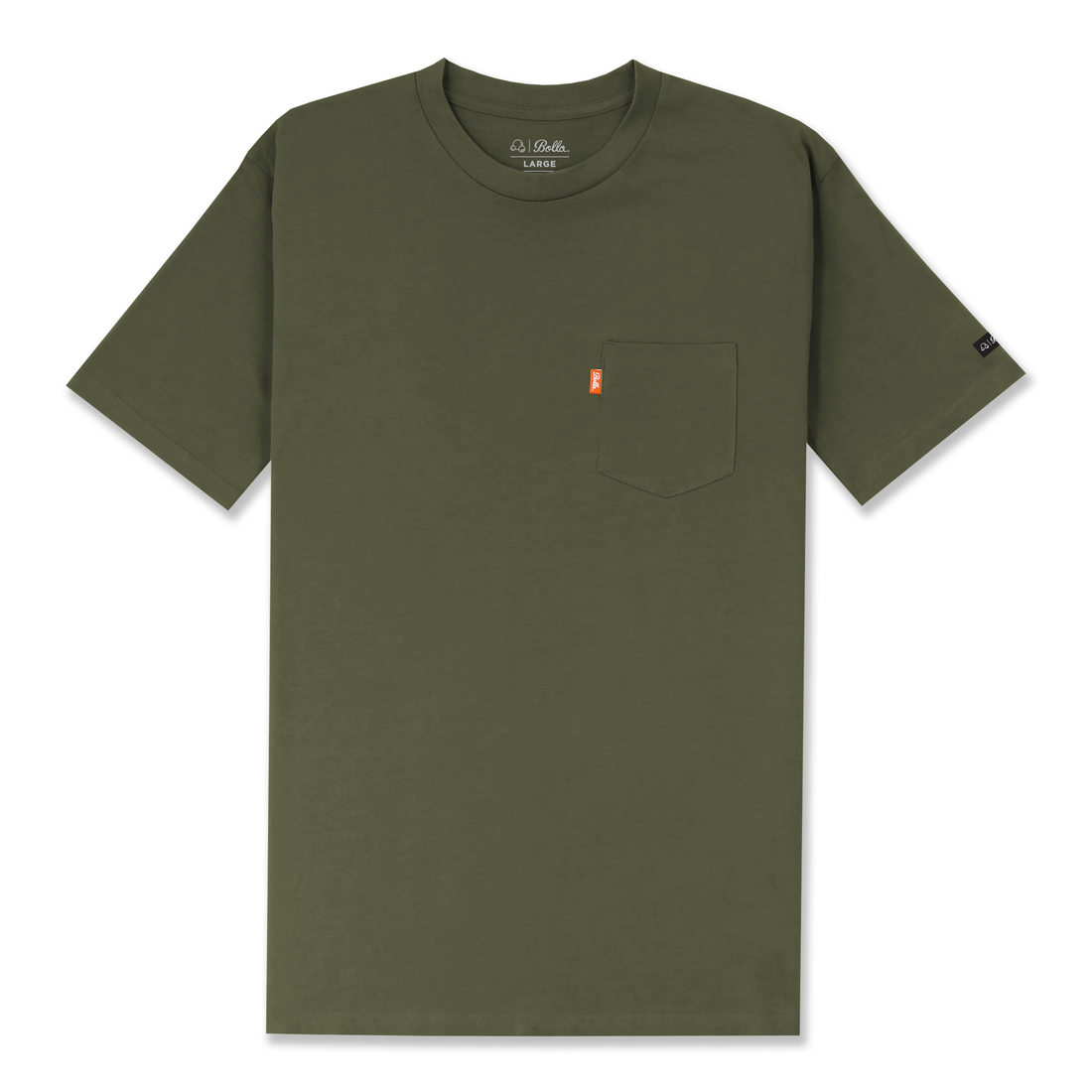 DAILY POCKET T-SHIRT - OLIVE