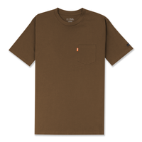 DAILY POCKET T-SHIRT - WALNUT