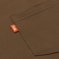 DAILY POCKET T-SHIRT - WALNUT