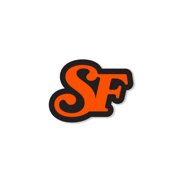 SF PIN - BLACK/ORANGE