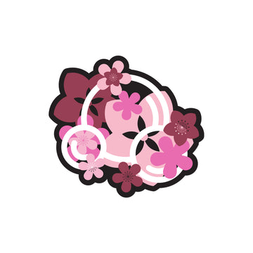 INSIGNIA BLOSSOM STICKER - BLACK