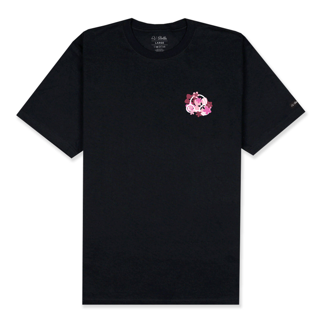 INSIGNIA CITY: LOS ANGELES T-SHIRT - BLACK/BLOSSOM
