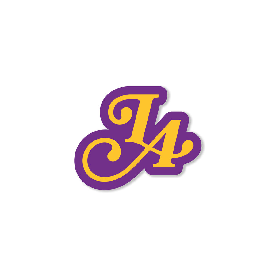 LA PIN - PURPLE/GOLD