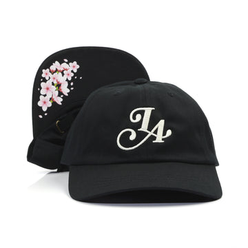 LA POLO HAT - BLACK/BLOSSOM