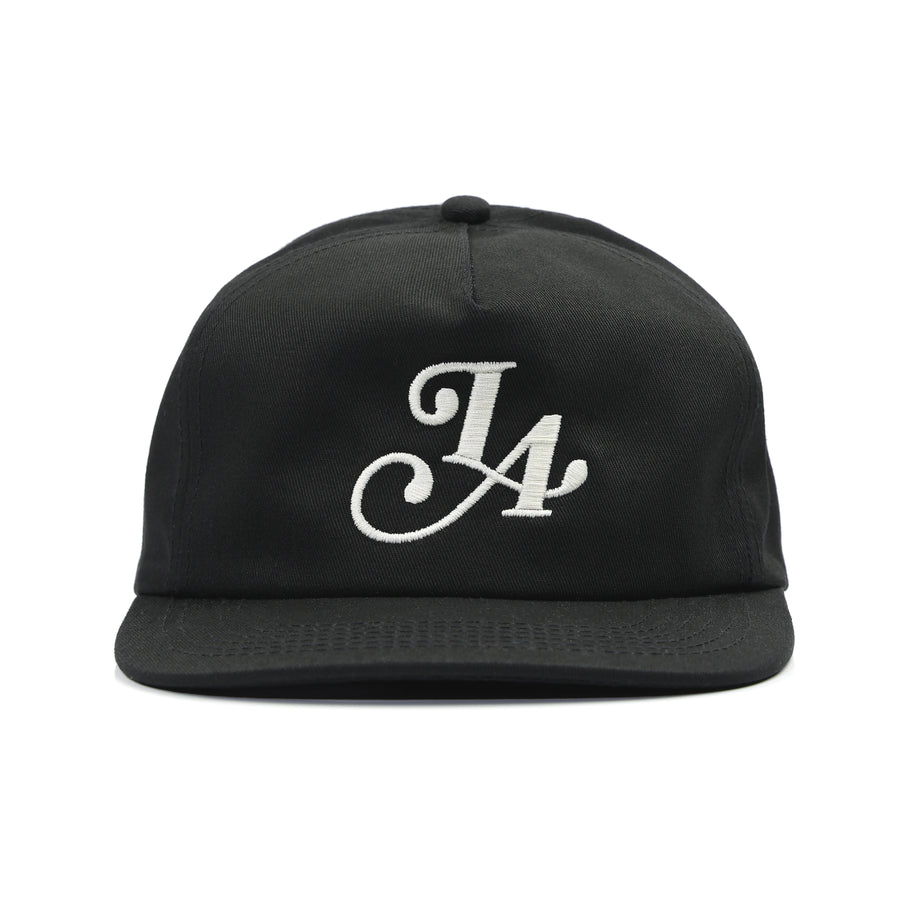 LA SNAPBACK HAT - BLACK/BLOSSOM