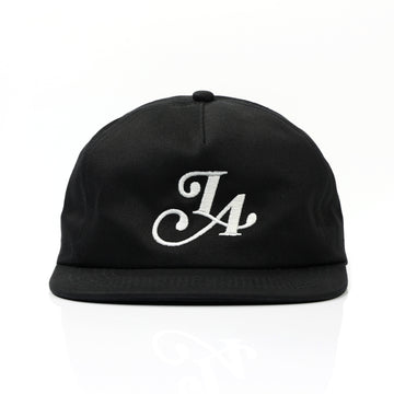LA SNAPBACK HAT - BLACK/BLOSSOM