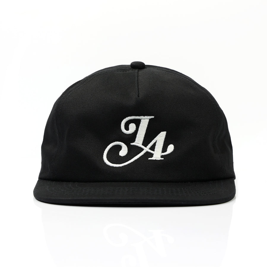 LA SNAPBACK HAT - BLACK/BLOSSOM