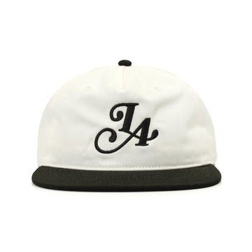 LA SNAPBACK HAT - CREAM/BLACK