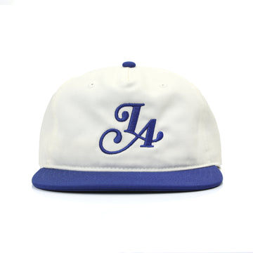 LA SNAPBACK HAT - CREAM/ROYAL