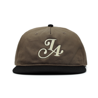 LA SNAPBACK HAT - WALNUT/BLACK