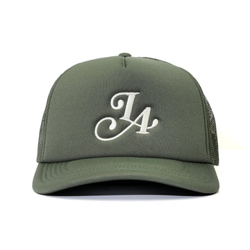 LA TRUCKER HAT - OLIVE