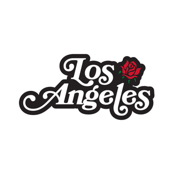 LOS ANGELES STICKER - BLACK