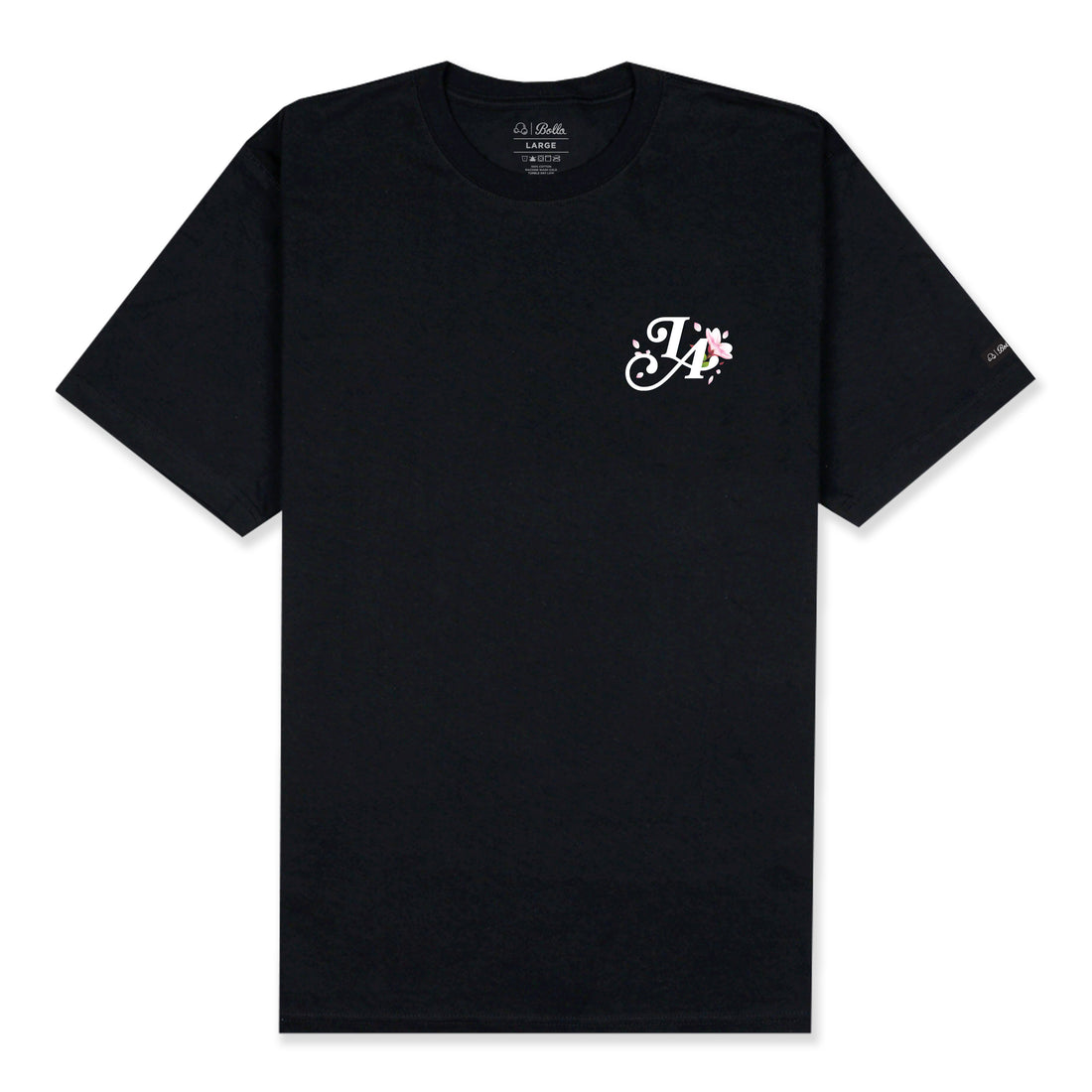 LOS ANGELES T-SHIRT - BLACK/BLOSSOM