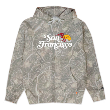 SAN FRANCISCO PULLOVER HOODIE - TREE CAMO