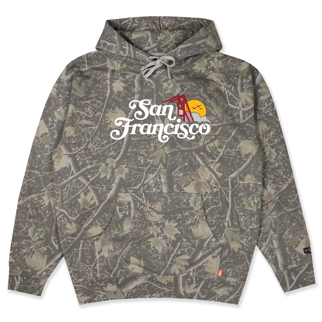 SAN FRANCISCO PULLOVER HOODIE - TREE CAMO