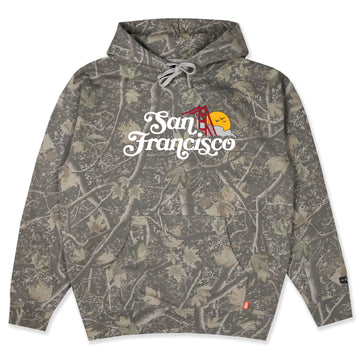 SAN FRANCISCO PULLOVER HOODIE - TREE CAMO