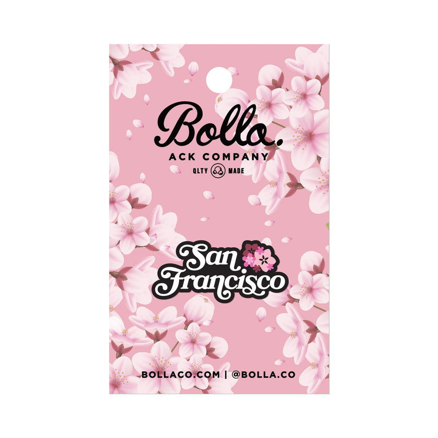 SAN FRANCISCO PIN - BLACK/BLOSSOM