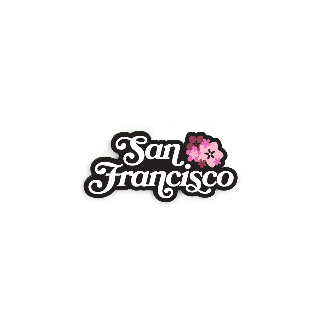 SAN FRANCISCO PIN - BLACK/BLOSSOM