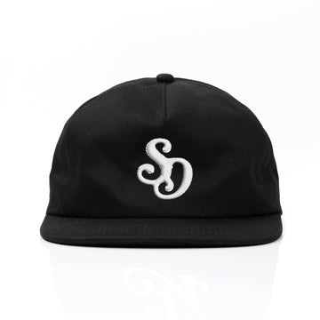 SD SNAPBACK HAT - BLACK