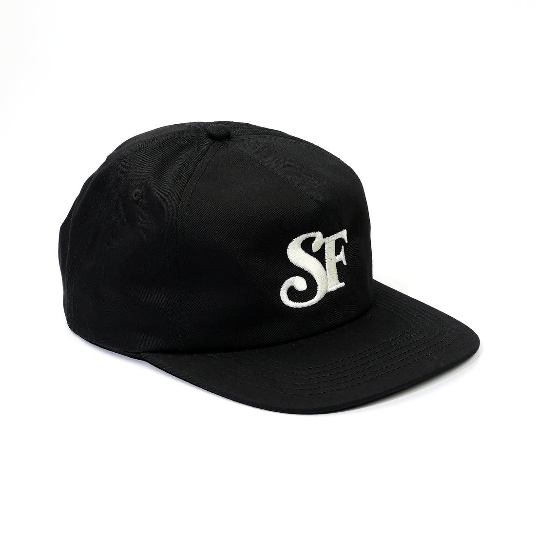 SF SNAPBACK HAT - BLACK/WHITE
