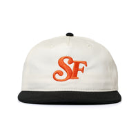 SF SNAPBACK HAT - CREAM/BLACK