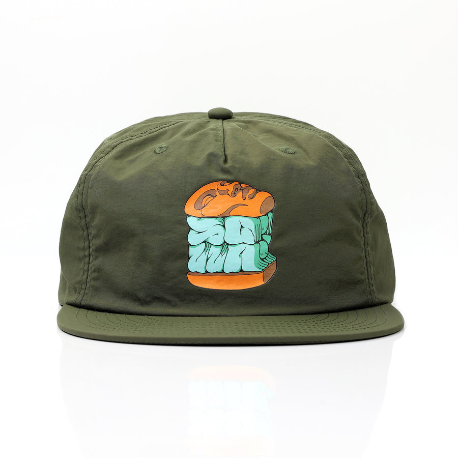 STACK SNAPBACK HAT - OLIVE