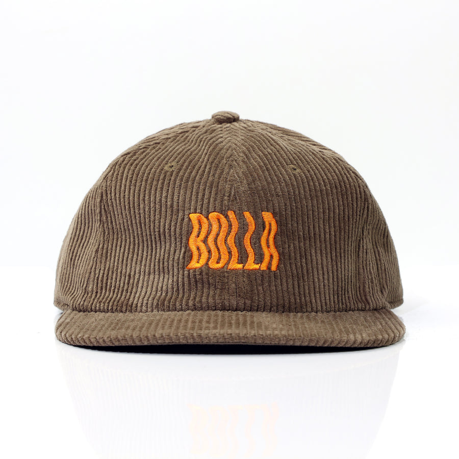 WAVE STRAPBACK HAT - WALNUT
