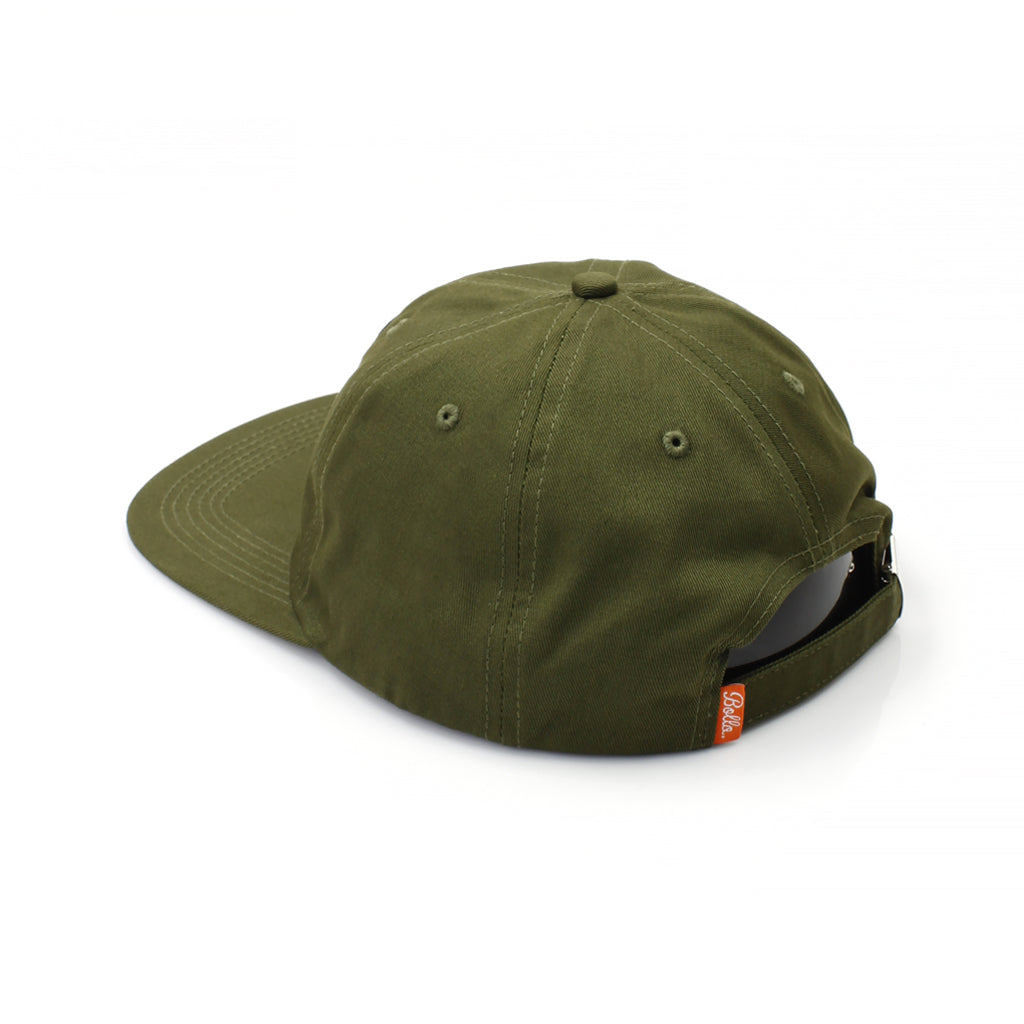 Olive Dad Hat with LV Patch