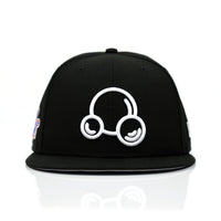 BUBBLE LOGO 59FIFTY NEW ERA FITTED HAT - BLACK
