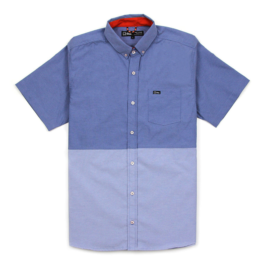 EVERYDAY S/S (TWO-TONE) SHIRT - BLUE