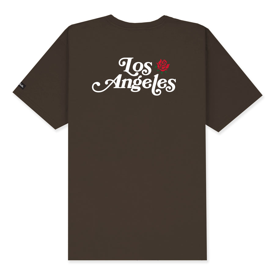 LOS ANGELES T-SHIRT - BROWN