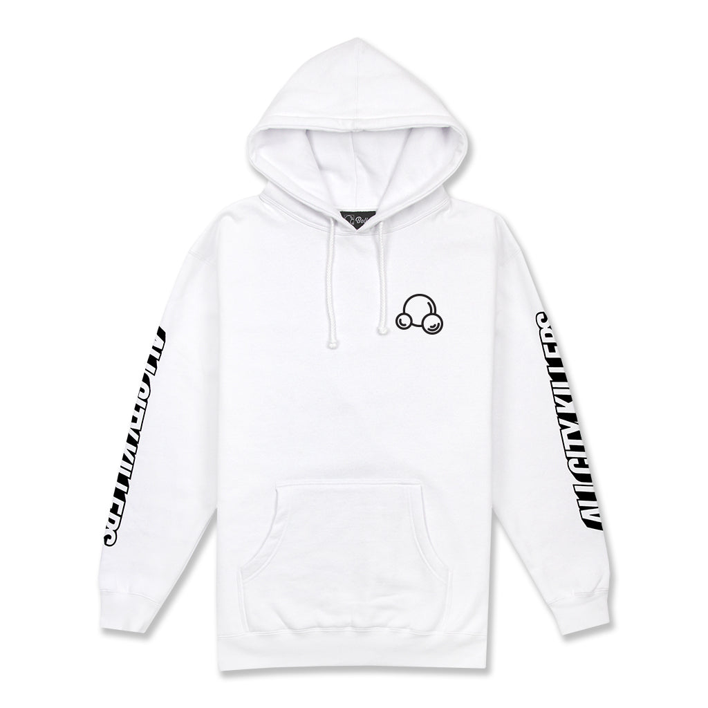 NEWSSTAND PULLOVER HOODIE - WHITE