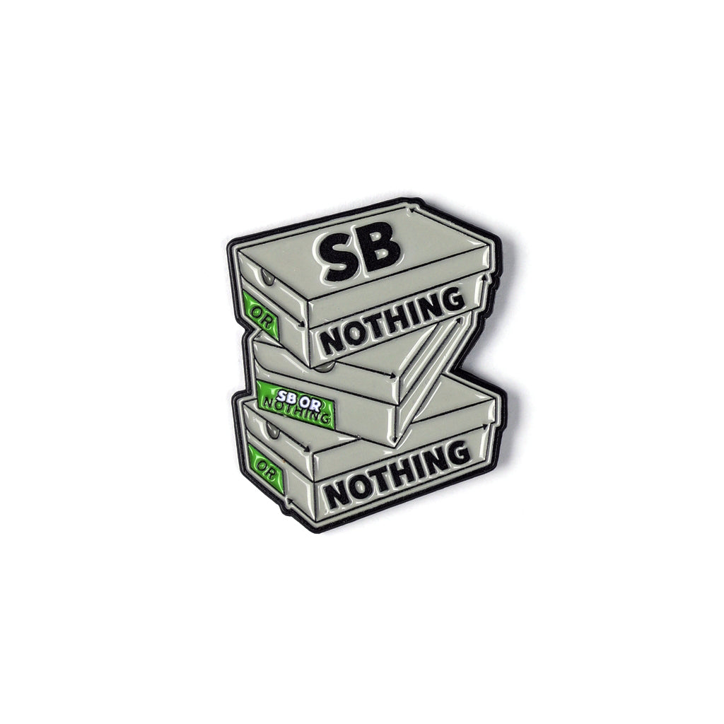 BOX PIN - SILVER (SB OR NOTHING)