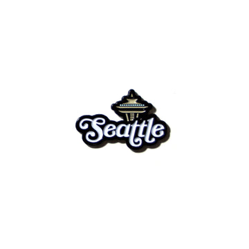 SEATTLE PIN - BLACK